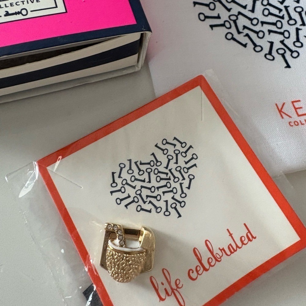 NWT Keep Collective "Cocunut Drink" Gold Charm